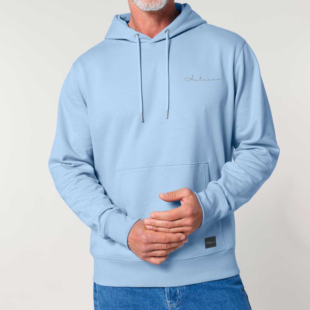 Hoodie Gardasee pastellblau Unisex