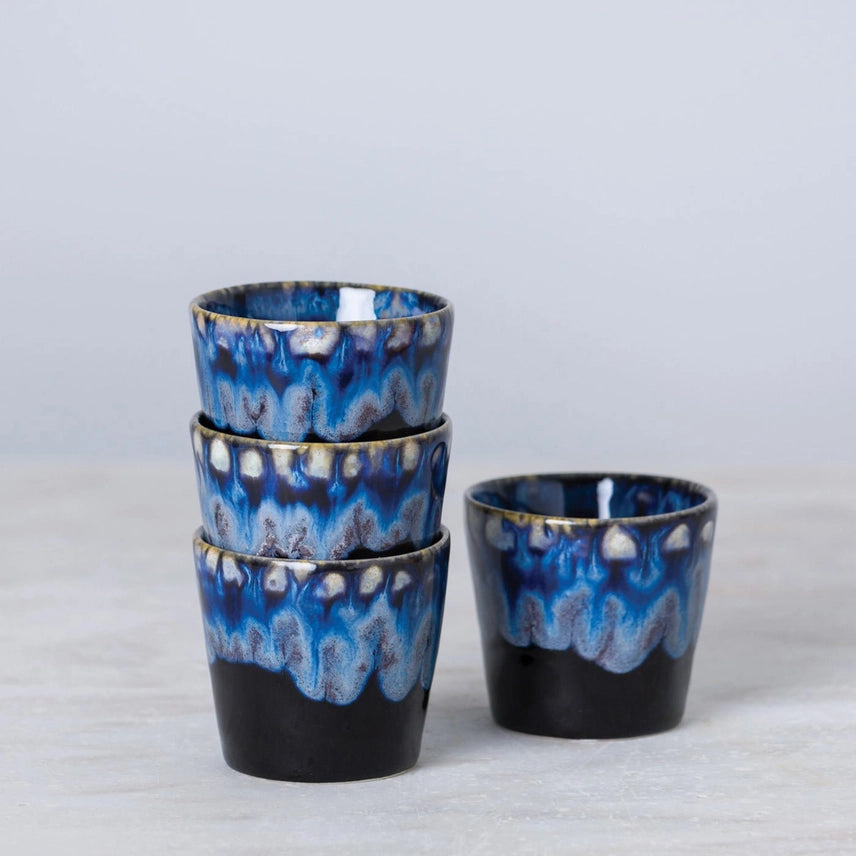 Costa Nova Espresso Cup – Black & Blue Edition (9cl)