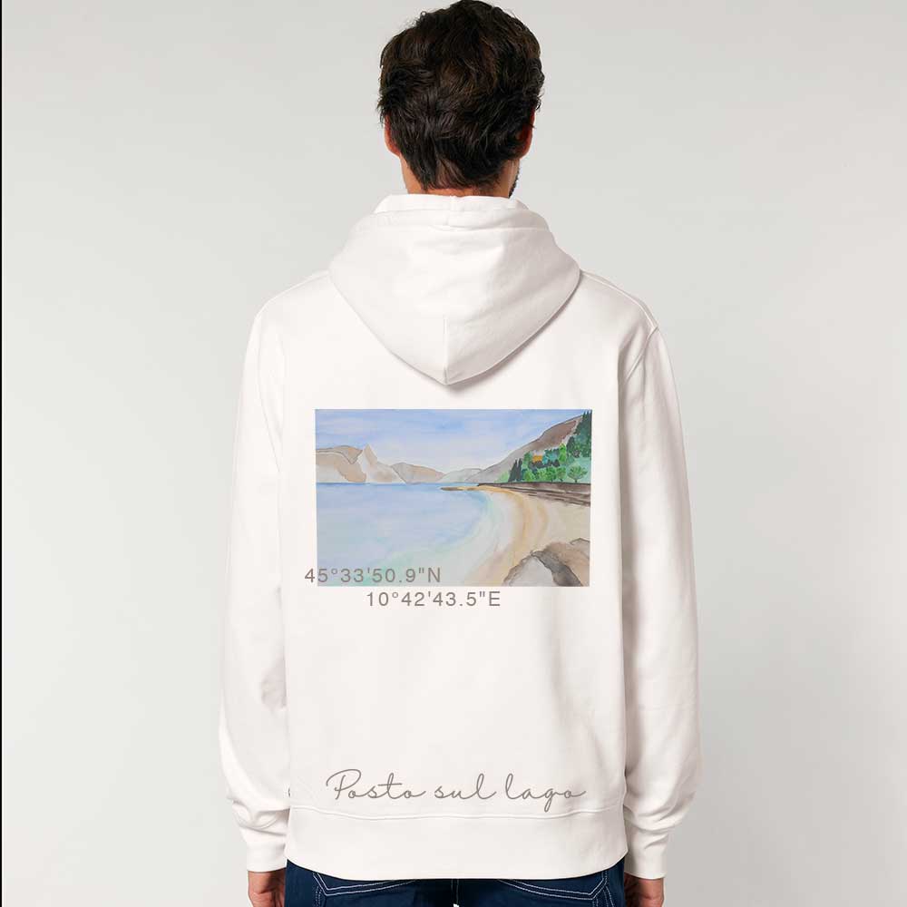 Hoodie Gardasee - Off White Unisex