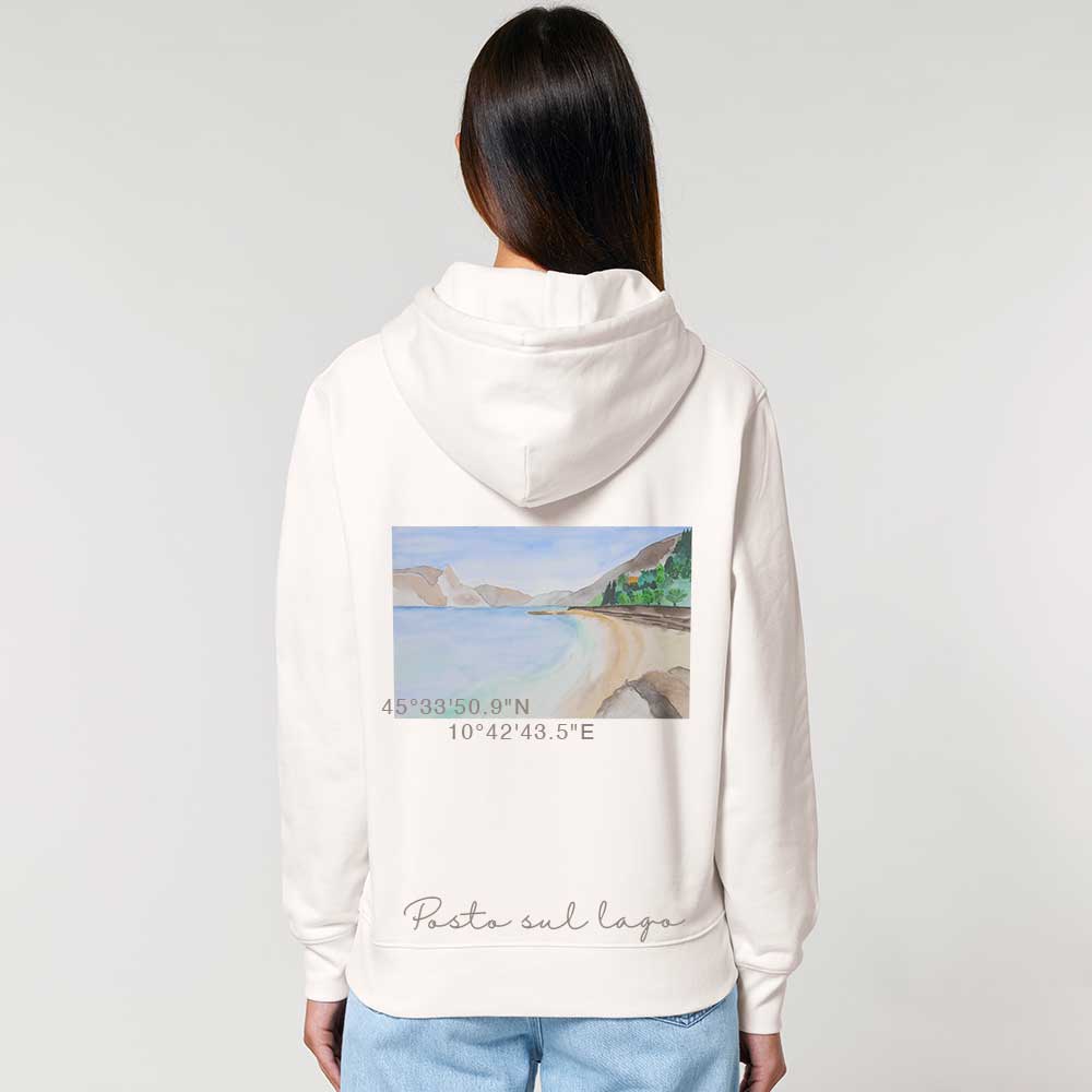 Hoodie Gardasee - Off White Unisex