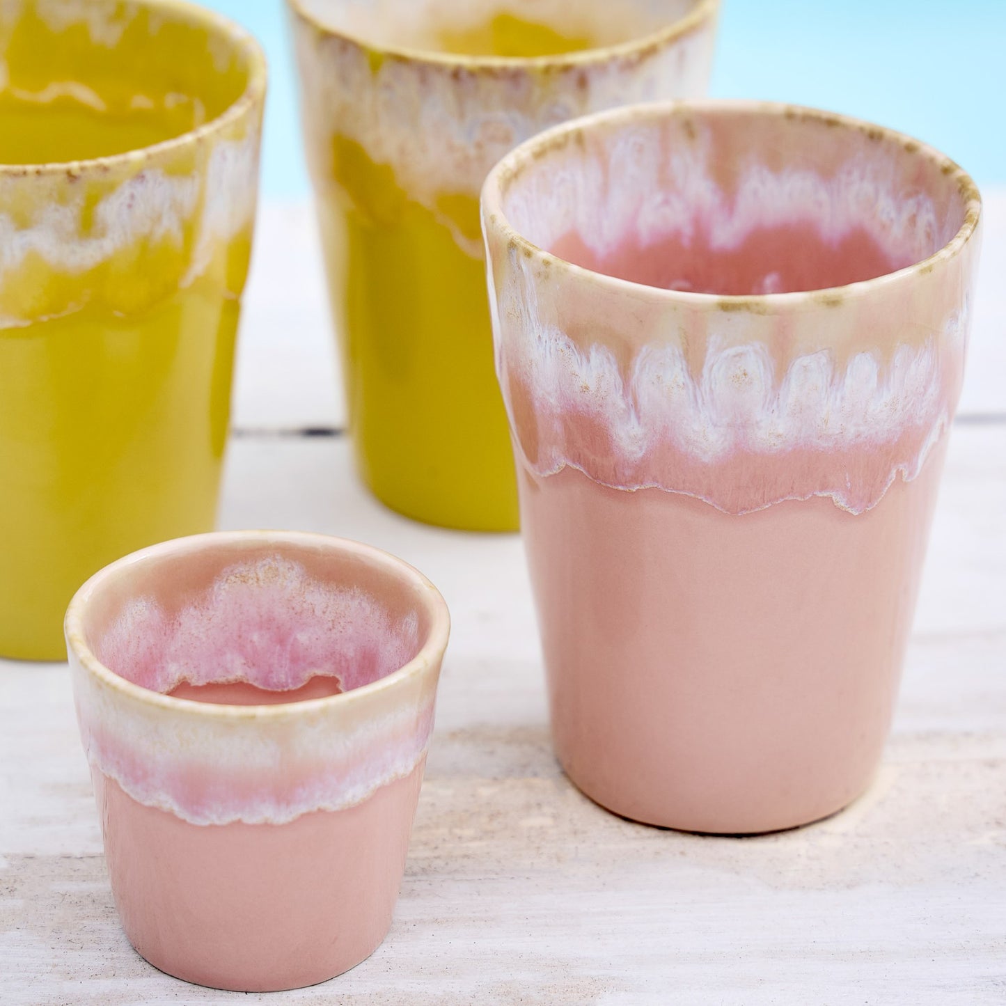 Costa Nova Latte Becher – Yellow Edition (38cl)