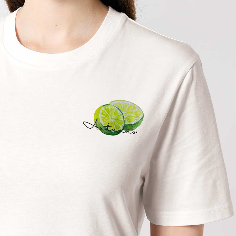 Autunno Lime Breeze – Unisex T-Shirt in Blau